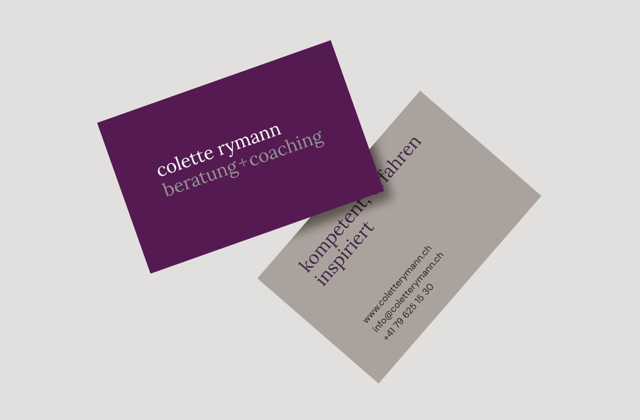 visitenkarte colette rymann beratung coaching